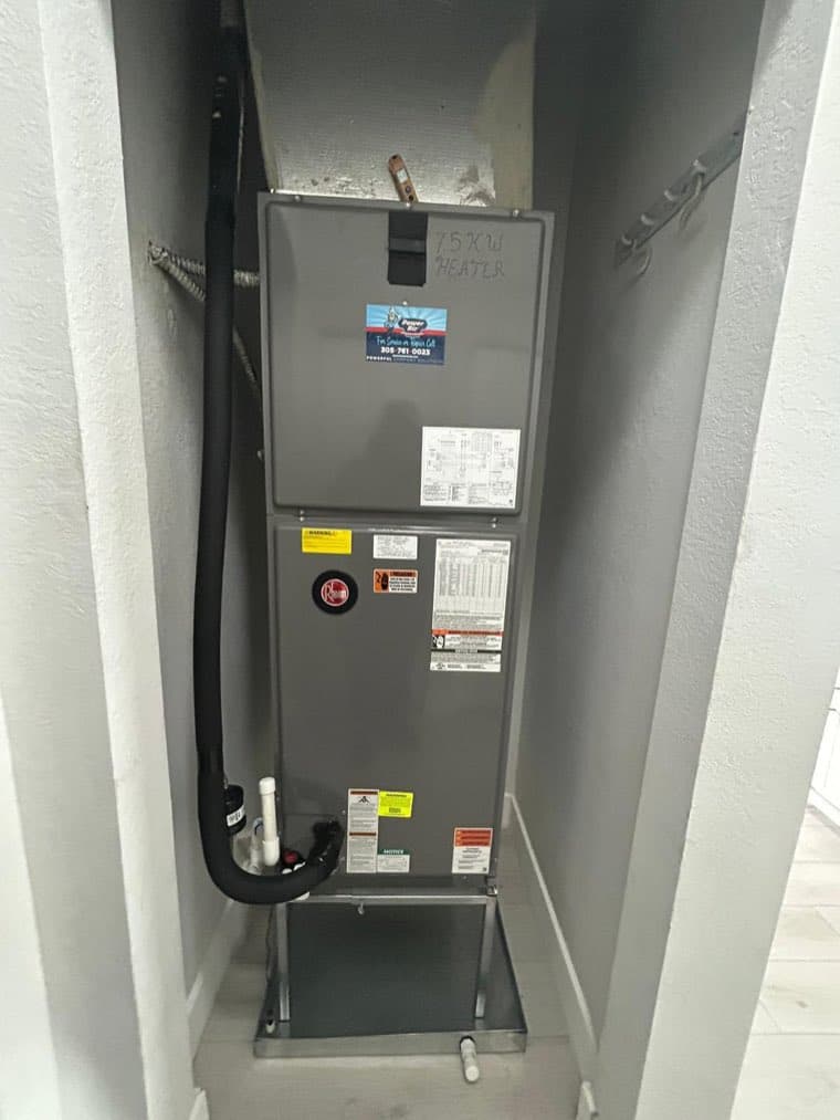 New air handler, dialed in